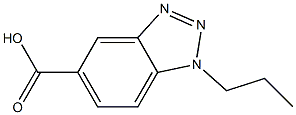 1-propyl-1H-1,2,3-benzotriazole-5-carboxylic acid Structure