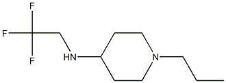 1-propyl-N-(2,2,2-trifluoroethyl)piperidin-4-amine Structure