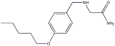 2-({[4-(pentyloxy)phenyl]methyl}amino)acetamide 구조식 이미지