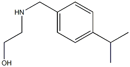 2-({[4-(propan-2-yl)phenyl]methyl}amino)ethan-1-ol 구조식 이미지