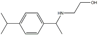 2-({1-[4-(propan-2-yl)phenyl]ethyl}amino)ethan-1-ol Structure