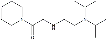 2-({2-[bis(propan-2-yl)amino]ethyl}amino)-1-(piperidin-1-yl)ethan-1-one 구조식 이미지