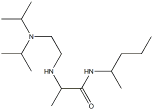 2-({2-[bis(propan-2-yl)amino]ethyl}amino)-N-(pentan-2-yl)propanamide Structure