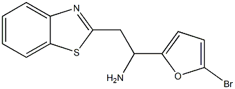 2-(1,3-benzothiazol-2-yl)-1-(5-bromofuran-2-yl)ethan-1-amine 구조식 이미지