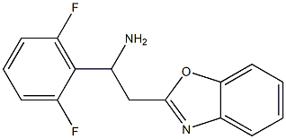 2-(1,3-benzoxazol-2-yl)-1-(2,6-difluorophenyl)ethan-1-amine 구조식 이미지