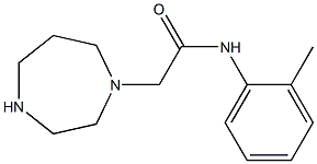 2-(1,4-diazepan-1-yl)-N-(2-methylphenyl)acetamide 구조식 이미지