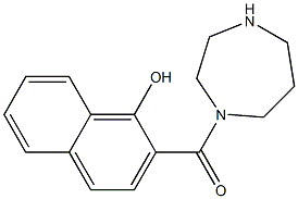 2-(1,4-diazepan-1-ylcarbonyl)-1-naphthol 구조식 이미지