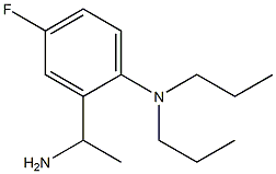 2-(1-aminoethyl)-4-fluoro-N,N-dipropylaniline 구조식 이미지