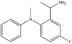 2-(1-aminoethyl)-4-fluoro-N-methyl-N-phenylaniline Structure