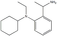 2-(1-aminoethyl)-N-cyclohexyl-N-ethylaniline 구조식 이미지