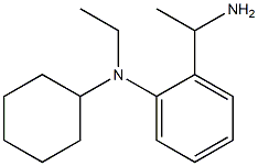 2-(1-aminoethyl)-N-cyclohexyl-N-ethylaniline Structure