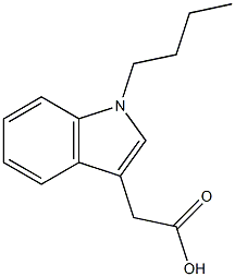 2-(1-butyl-1H-indol-3-yl)acetic acid Structure