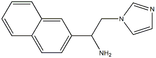 2-(1H-imidazol-1-yl)-1-(2-naphthyl)ethanamine 구조식 이미지