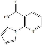 2-(1H-imidazol-1-yl)nicotinic acid 구조식 이미지