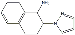 2-(1H-pyrazol-1-yl)-1,2,3,4-tetrahydronaphthalen-1-amine 구조식 이미지