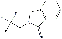 2-(2,2,2-trifluoroethyl)-2,3-dihydro-1H-isoindol-1-imine Structure