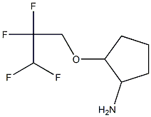2-(2,2,3,3-tetrafluoropropoxy)cyclopentan-1-amine Structure