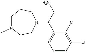 2-(2,3-dichlorophenyl)-2-(4-methyl-1,4-diazepan-1-yl)ethan-1-amine Structure