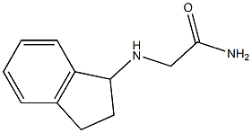 2-(2,3-dihydro-1H-inden-1-ylamino)acetamide Structure