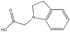 2-(2,3-dihydro-1H-indol-1-yl)acetic acid Structure