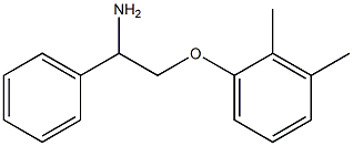 2-(2,3-dimethylphenoxy)-1-phenylethanamine Structure