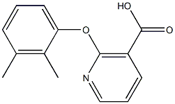 2-(2,3-dimethylphenoxy)nicotinic acid Structure