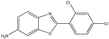 2-(2,4-dichlorophenyl)-1,3-benzoxazol-6-amine 구조식 이미지