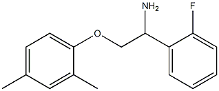 2-(2,4-dimethylphenoxy)-1-(2-fluorophenyl)ethanamine 구조식 이미지