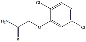 2-(2,5-dichlorophenoxy)ethanethioamide Structure