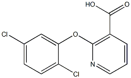 2-(2,5-dichlorophenoxy)nicotinic acid 구조식 이미지