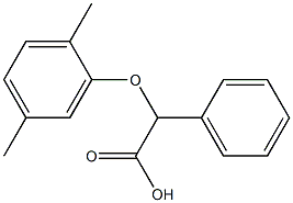 2-(2,5-dimethylphenoxy)-2-phenylacetic acid Structure