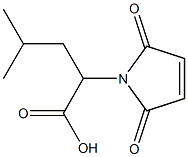 2-(2,5-dioxo-2,5-dihydro-1H-pyrrol-1-yl)-4-methylpentanoic acid 구조식 이미지