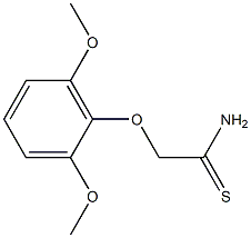 2-(2,6-dimethoxyphenoxy)ethanethioamide Structure