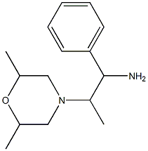 2-(2,6-dimethylmorpholin-4-yl)-1-phenylpropan-1-amine Structure