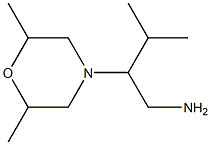 2-(2,6-dimethylmorpholin-4-yl)-3-methylbutan-1-amine 구조식 이미지