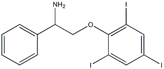 2-(2-amino-2-phenylethoxy)-1,3,5-triiodobenzene 구조식 이미지