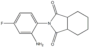 2-(2-amino-4-fluorophenyl)hexahydro-1H-isoindole-1,3(2H)-dione 구조식 이미지