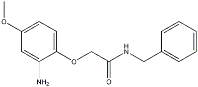 2-(2-amino-4-methoxyphenoxy)-N-benzylacetamide Structure