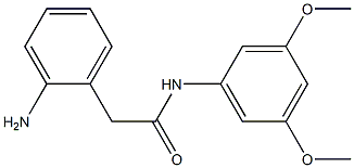 2-(2-aminophenyl)-N-(3,5-dimethoxyphenyl)acetamide Structure