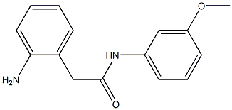 2-(2-aminophenyl)-N-(3-methoxyphenyl)acetamide Structure