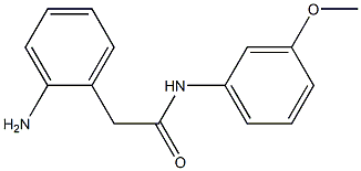 2-(2-aminophenyl)-N-(3-methoxyphenyl)acetamide 구조식 이미지