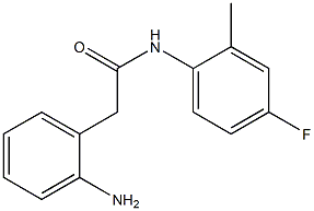 2-(2-aminophenyl)-N-(4-fluoro-2-methylphenyl)acetamide 구조식 이미지