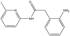 2-(2-aminophenyl)-N-(6-methylpyridin-2-yl)acetamide 구조식 이미지