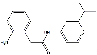 2-(2-aminophenyl)-N-[3-(propan-2-yl)phenyl]acetamide Structure