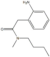 2-(2-aminophenyl)-N-butyl-N-methylacetamide 구조식 이미지