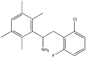 2-(2-chloro-6-fluorophenyl)-1-(2,3,5,6-tetramethylphenyl)ethan-1-amine 구조식 이미지