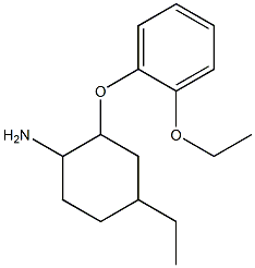 2-(2-ethoxyphenoxy)-4-ethylcyclohexanamine 구조식 이미지