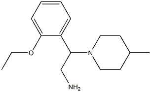 2-(2-ethoxyphenyl)-2-(4-methylpiperidin-1-yl)ethanamine 구조식 이미지