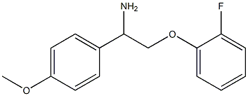 2-(2-fluorophenoxy)-1-(4-methoxyphenyl)ethanamine 구조식 이미지