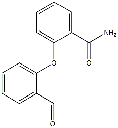 2-(2-formylphenoxy)benzamide 구조식 이미지